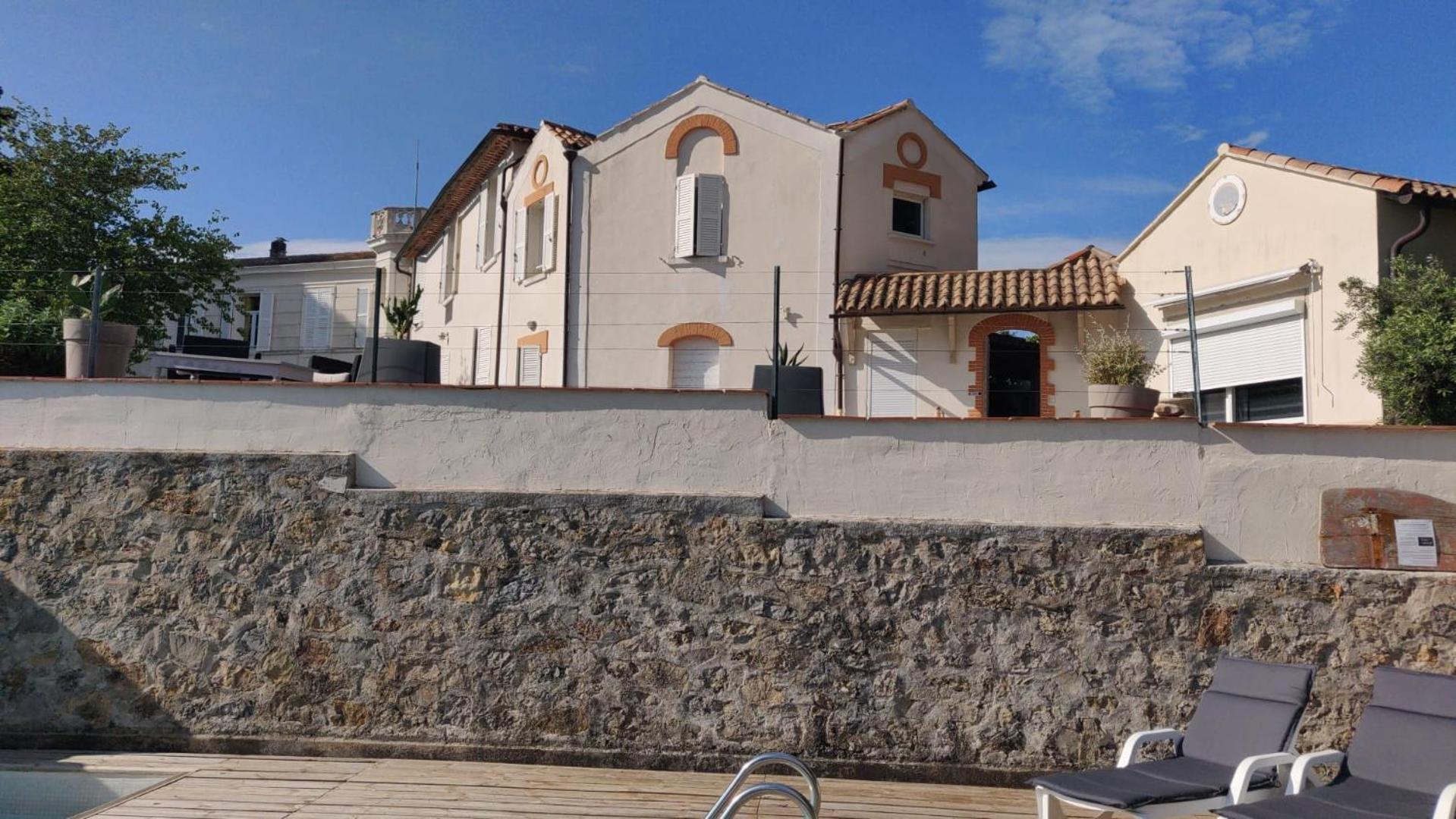 Villa-Chateau Les Terrasses - Tamaris, Plage Des Sablettes, Mer Au Bas De La Propriete La Seyne-sur-Mer Zewnętrze zdjęcie
